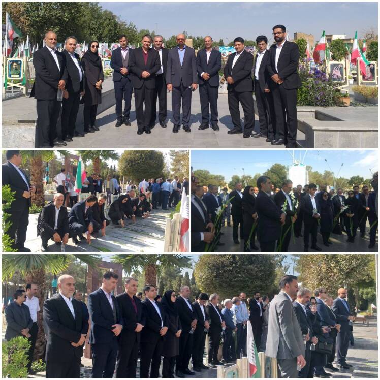 پیوند گردشگری و ایثار؛ حضور خانواده هتل پارسیان کوثراصفهان در گلزار شهدای اصفهان