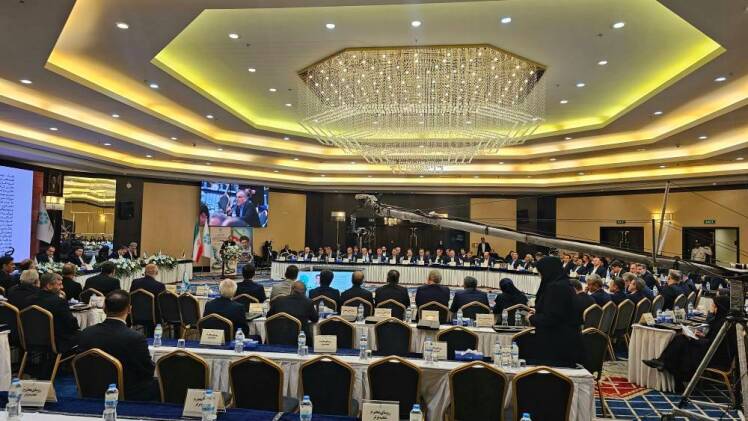 مدیران عالی بانک توسعه تعاون در هتل پارسیان آزادی