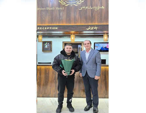 علیرضا طلیسچی در هتل پارسیان بوعلی